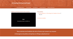 Desktop Screenshot of enthic.org